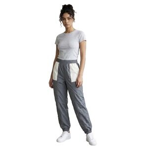 Fabletics Jaylee Colorblock Track Pants Storm Cloud Grey Multi Women's Size XL